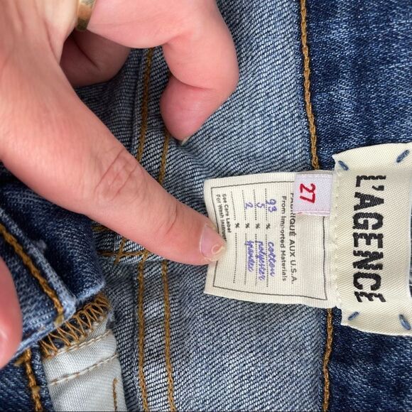 L’Agence High Line Destructed High Rise Skinny Jeans - Picture 8 of 9